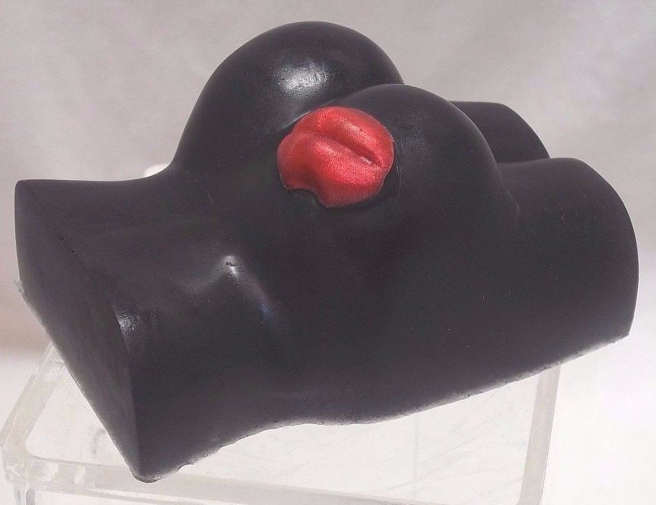 Black Beauty, our bootilicious soap is a perfect “Kiss on the Cheek” butt