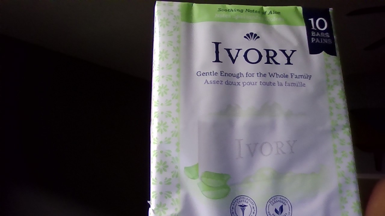 Ivory Bar Soap, Aloe Scent 4.0 Oz, 10 Count