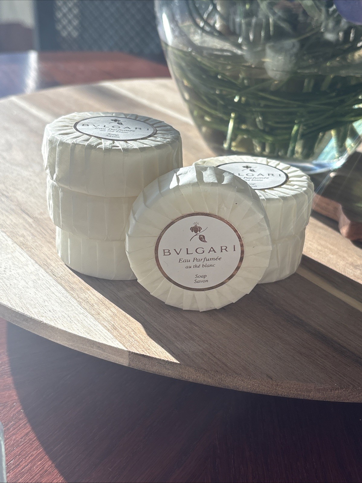 Bvlgari Au the Blanc White Tea Luxury Soap 75g – Set of 6