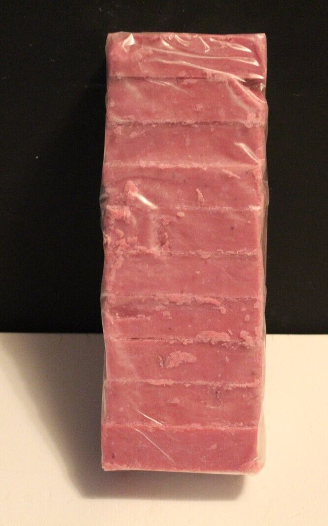 Pink Lemonade Cold Processed handmade soap loaf, 10 precut bars