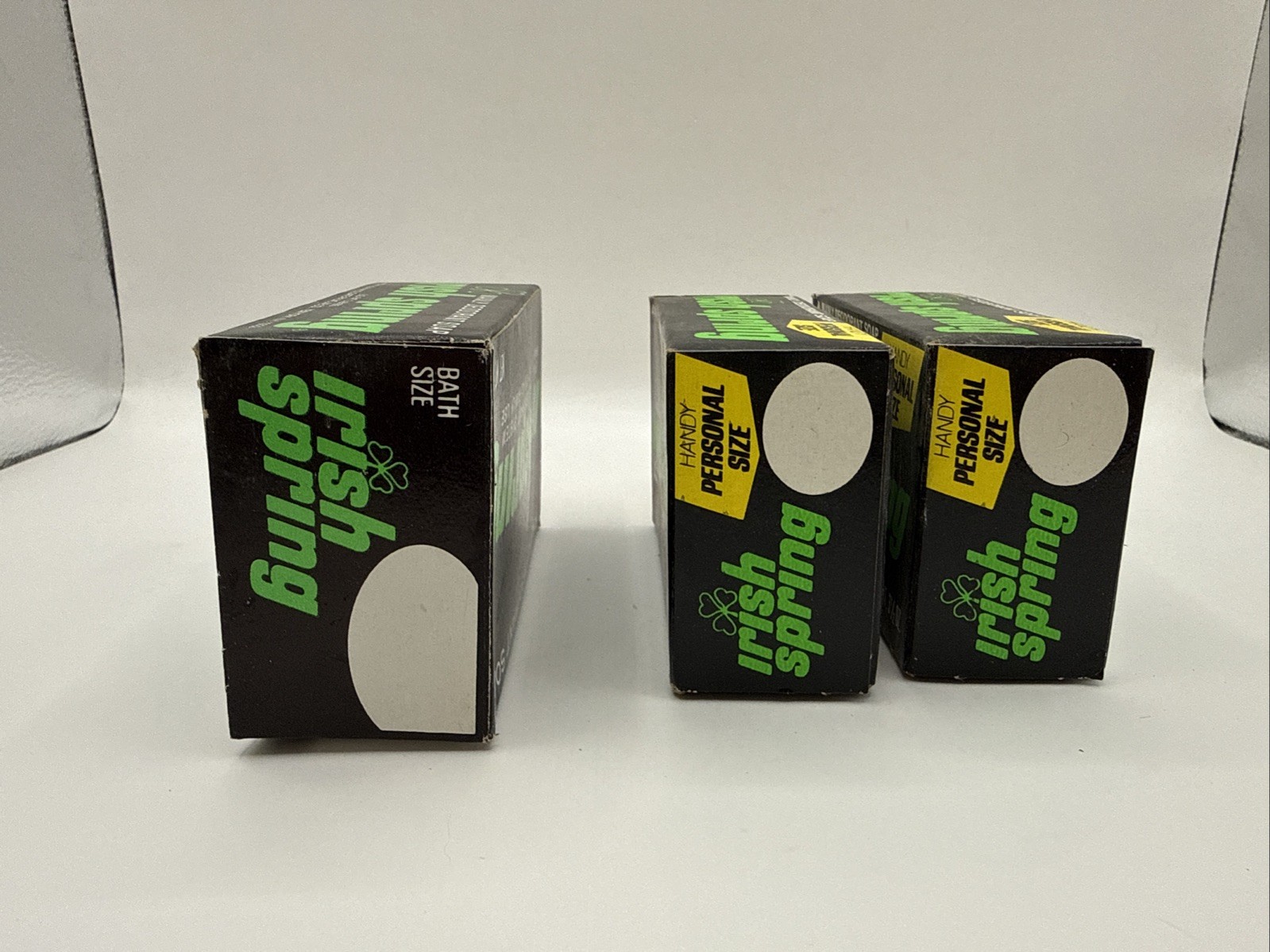 3 Bars of Vintage 1970’s Collectible Irish Spring Deodorant Soap 5oz & 3.5oz