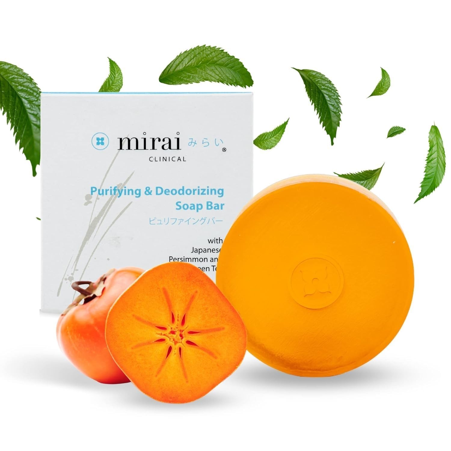 Persimmon Soap Bar for Aging Odor – Clinically Proven Nonenal Solution
