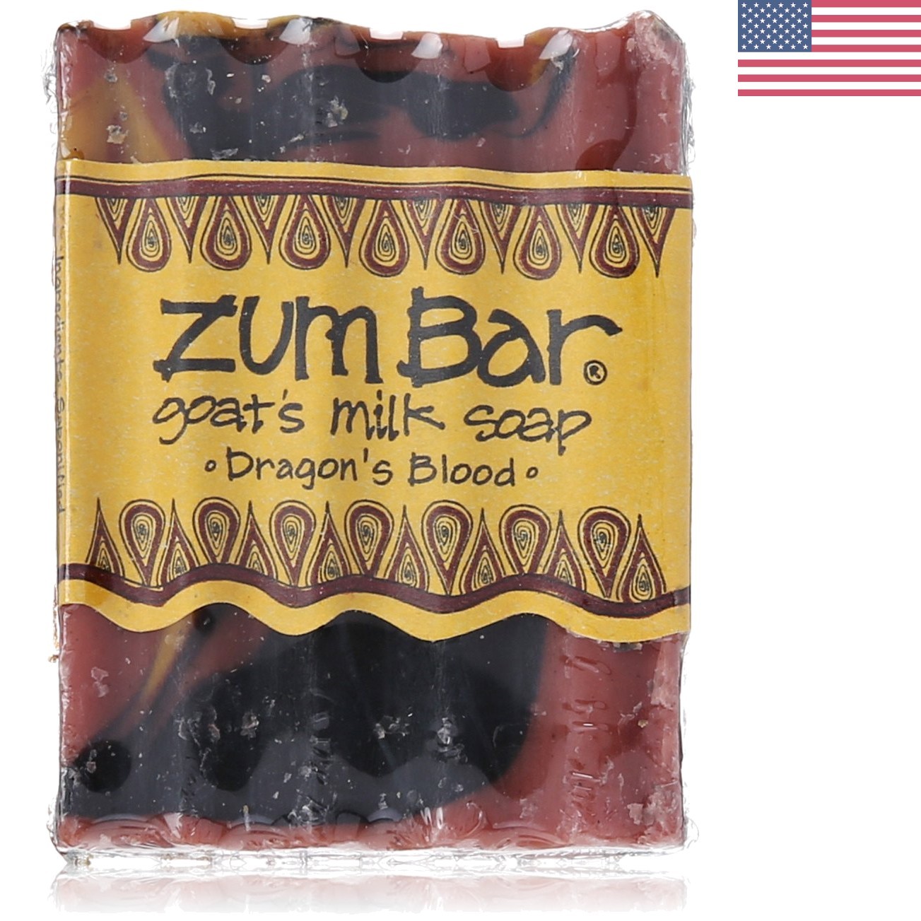 Zum Bar 3 Ounce Dragon’s Blood Soap, Gentle Moisturizing Cleanser for Adults