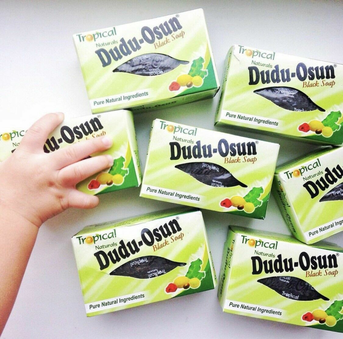 Dudu-Osun Black Soap Tropical Naturals (3 Bars) – Pure Natural Ingredients