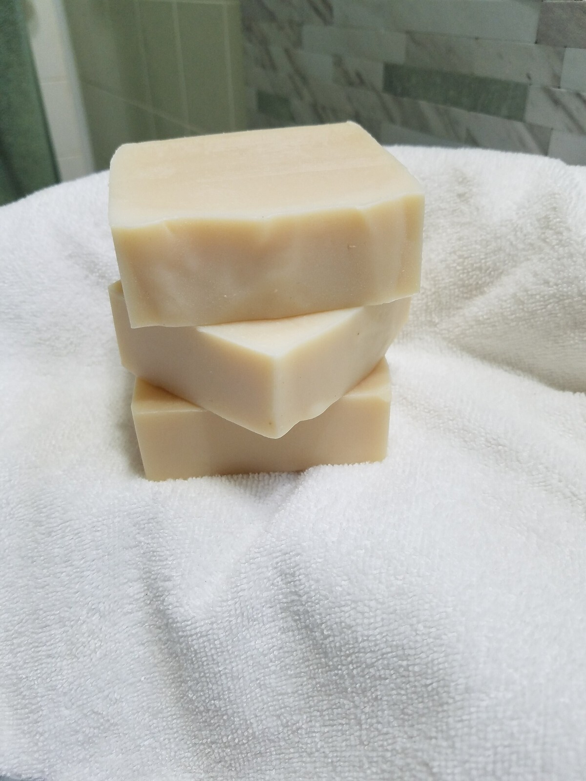 Michigan Made Unscented Dye Free Goats Milk Soap – Single Bars and 3 Packs
