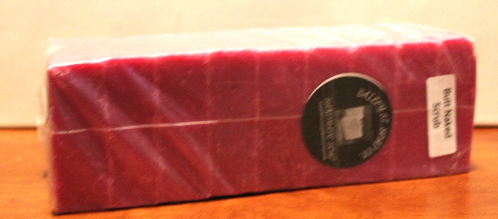 Butt Naked Cold Processed handmade soap loaf, 9 precut bars-Free Shipping