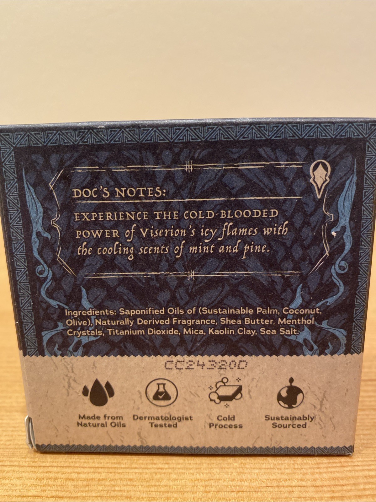 Dr. Squatch Limited Edition VISERION’S FREEZE Natural Soap Bar