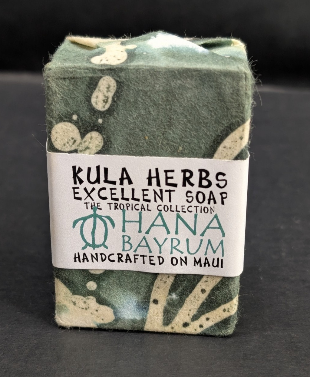 Kula Herbs Excellent Soap Tropical Collection Hana Bay Rum Maui Handcrafted