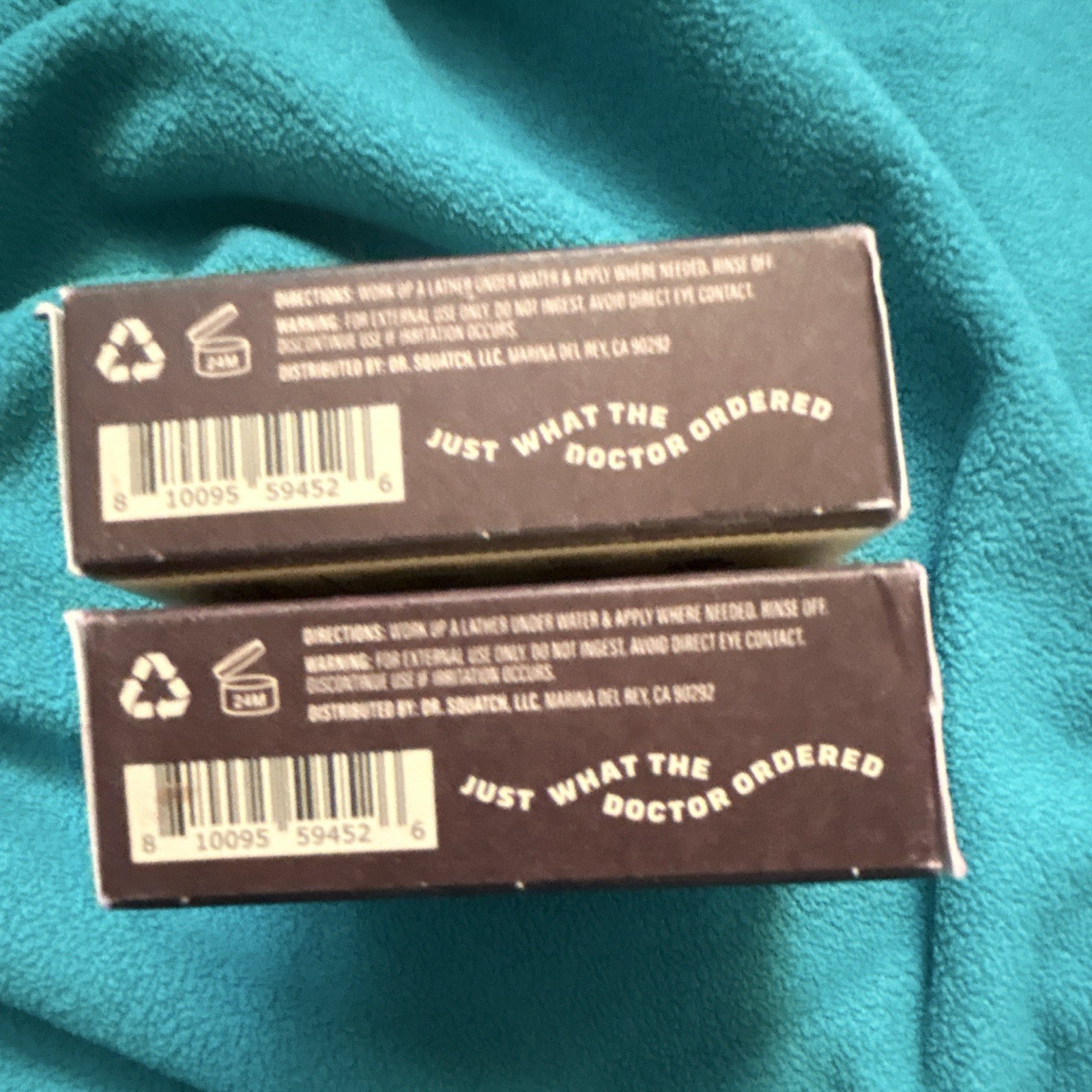 Dr. Squatch Count Sudsula Men’s Bar Soap Black Currant 5oz Lot of 2