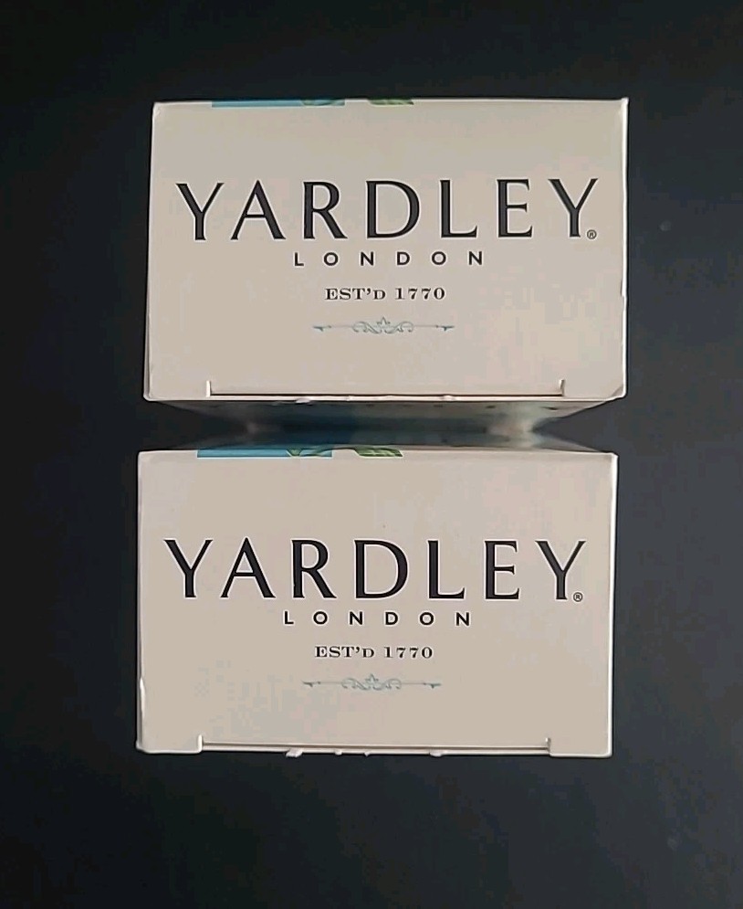 2 Yardley of London Jasmine Pearl Moisturizing Bath Bar Soaps (B3-K1)