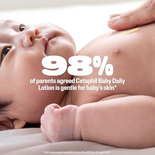 Cetaphil Baby Daily Lotion, Organic Calendula, Sensitive Skin, 13.5 fl oz
