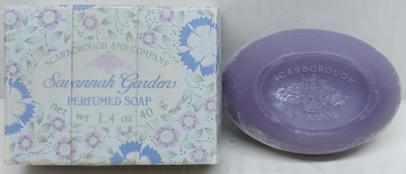 Scarborough and Company Savannah Gardens Perfumed Soap 1.4 oz *Vintage 1987 NOS*