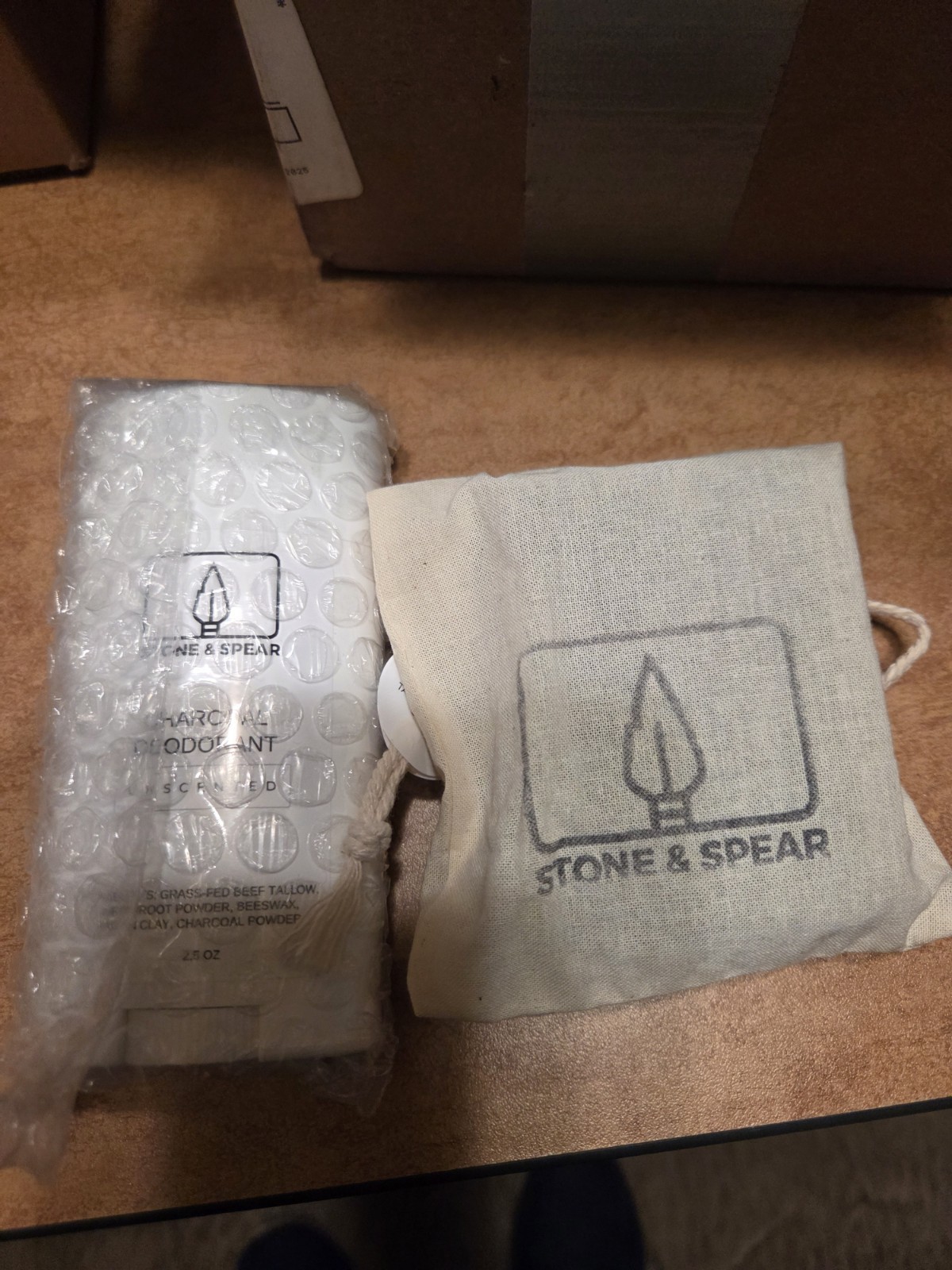 Stone & Spear Charcoal Soap and Charcoal Deoderant