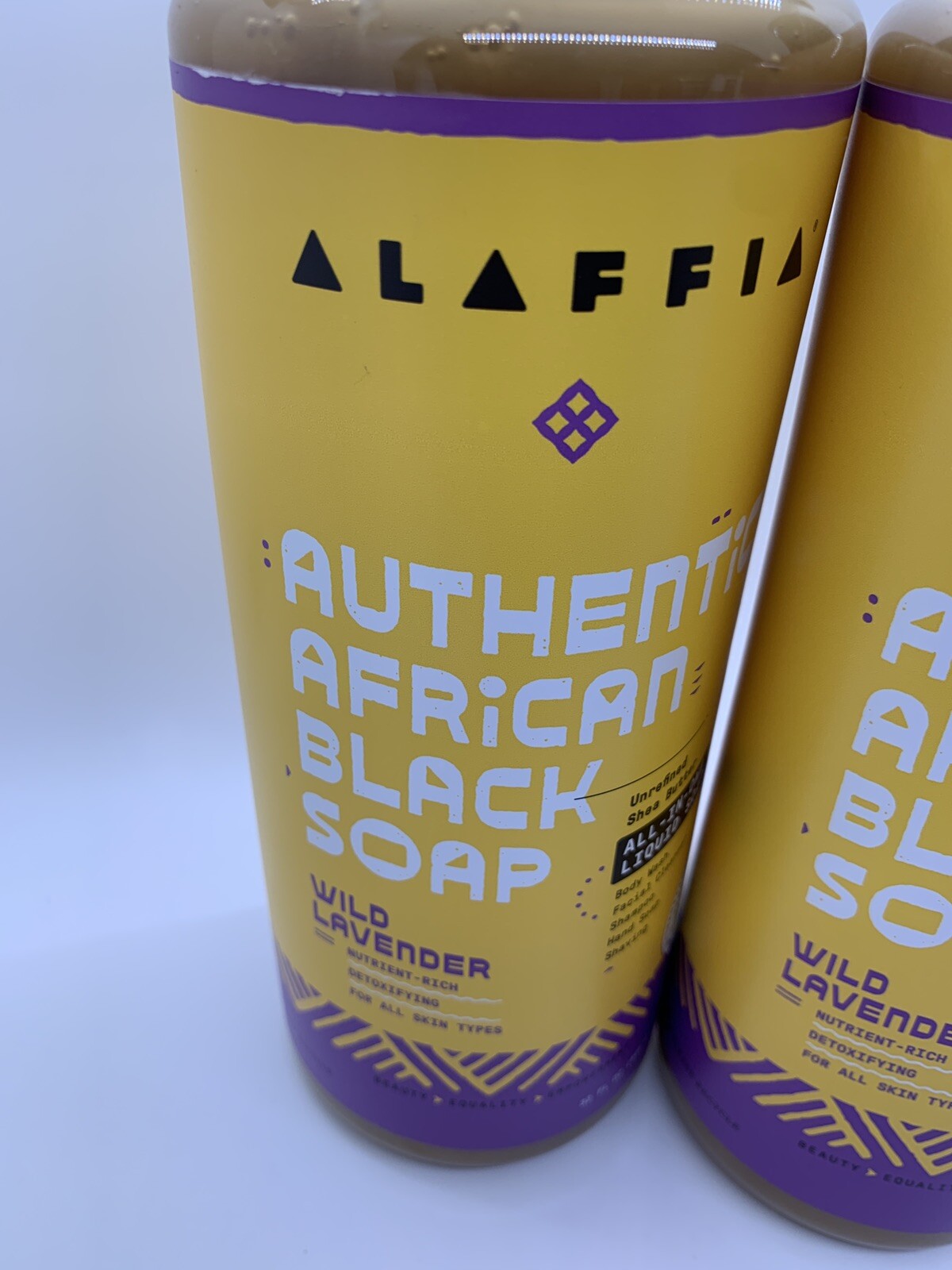 2 Pack Alaffia Skin Care, Authentic African Black Soap, 32oz All in One Liquid
