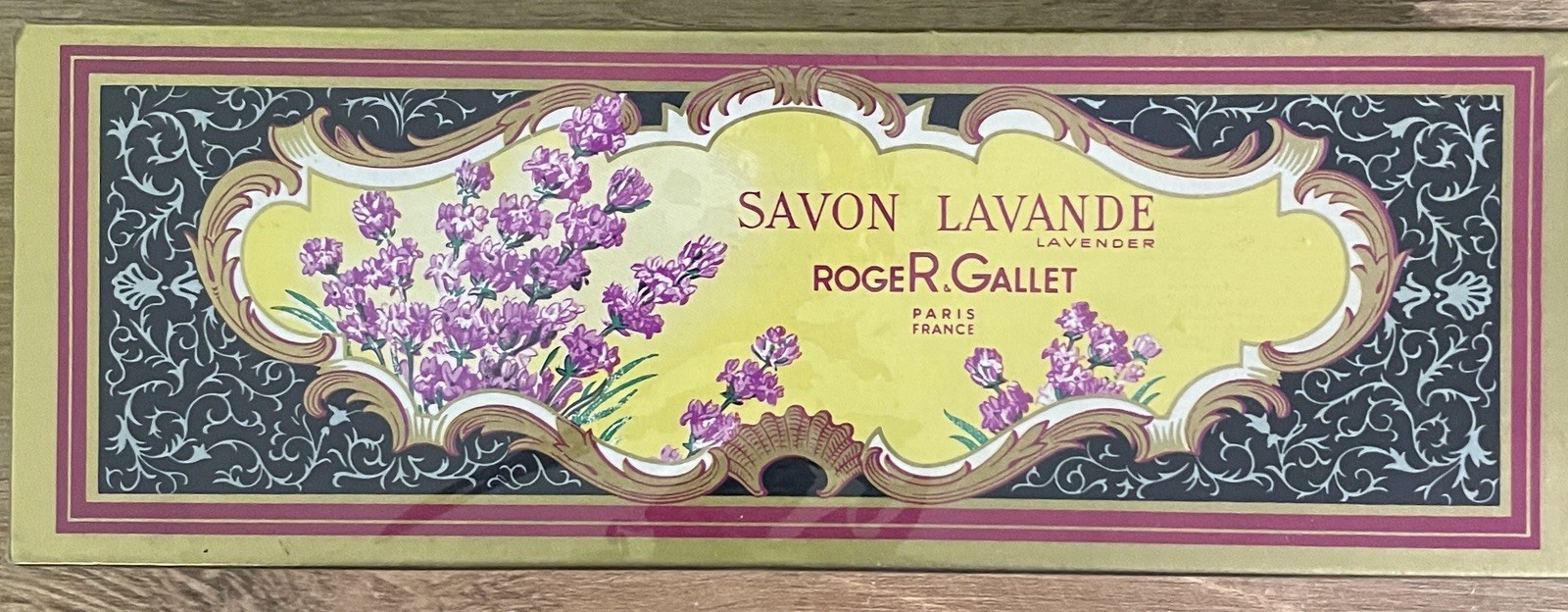 Roger & Gallet Savon Lavande Lavender Soap Set – 3x 3.5 oz NOS Sealed in Plastic
