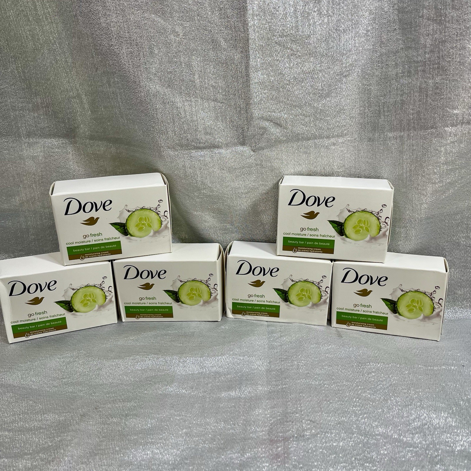 6x Dove Beauty Bar Go Fresh Cool Moisture 4 oz From 2012