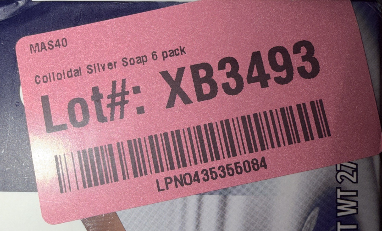 Silver Miracles Colloidal Silver Unscented Extra Strength Soap Lot Of 6 Bars