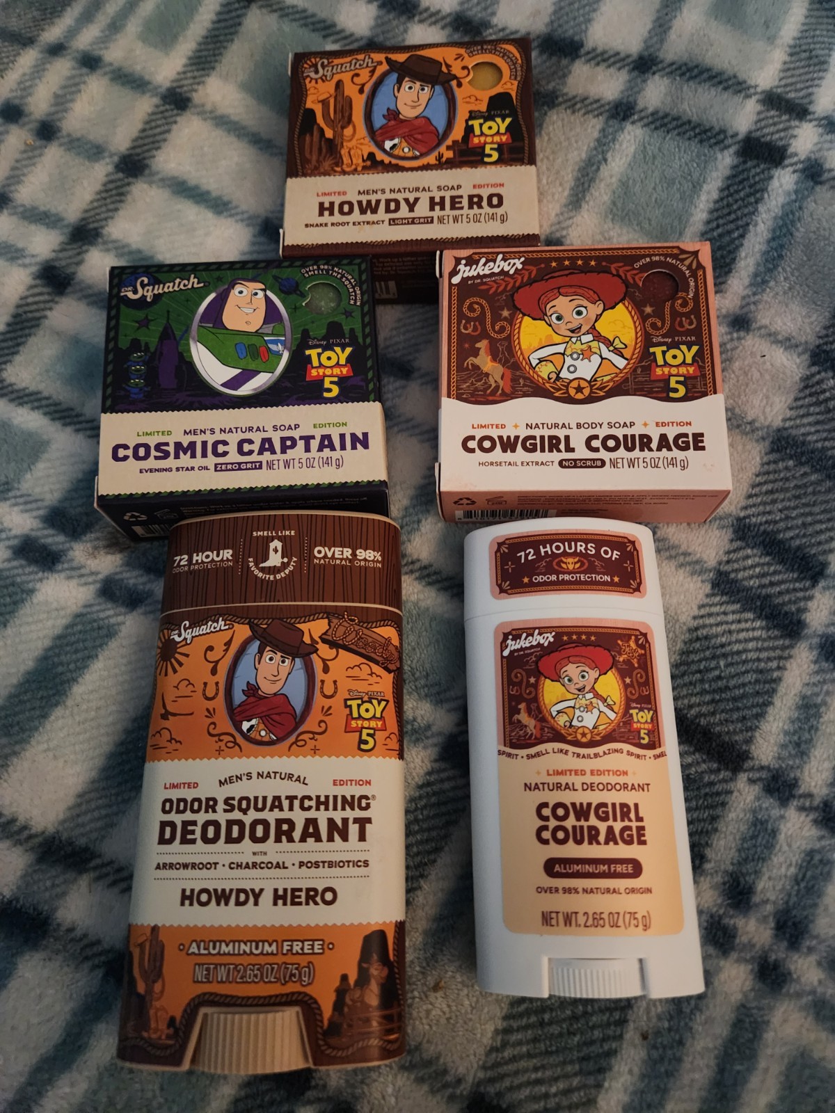 Dr. Squatch Toy Story 5 SET 3 Soap 2 Deodorant Limited Edition Disney Pixar
