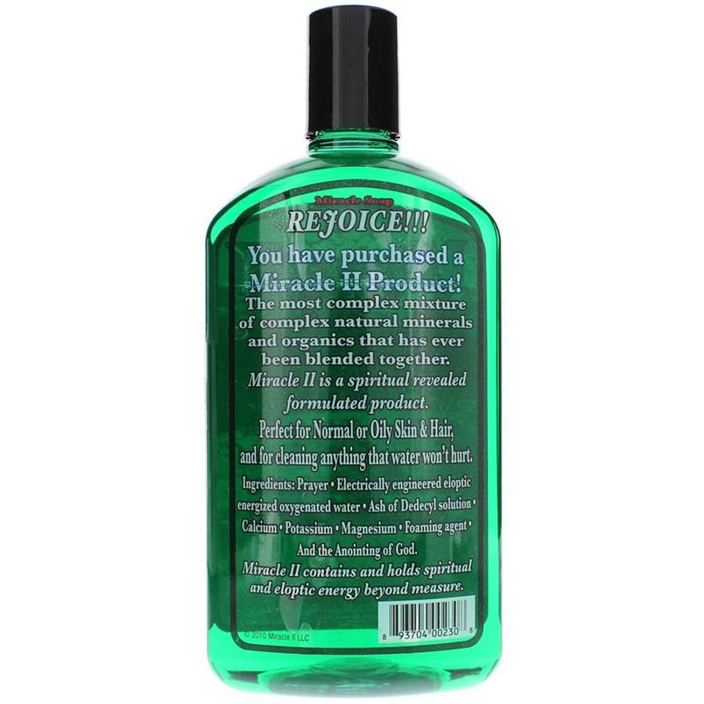 Miracle Ii Regular Soap 22 Fl Oz Skin Cleaning Agent Pack Of 1