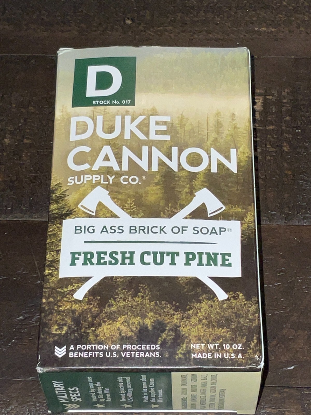 Duke Cannon Big Ass Brick Of Soap Fresh Cut Pine 10 oz – New in Box – FREE SHIP