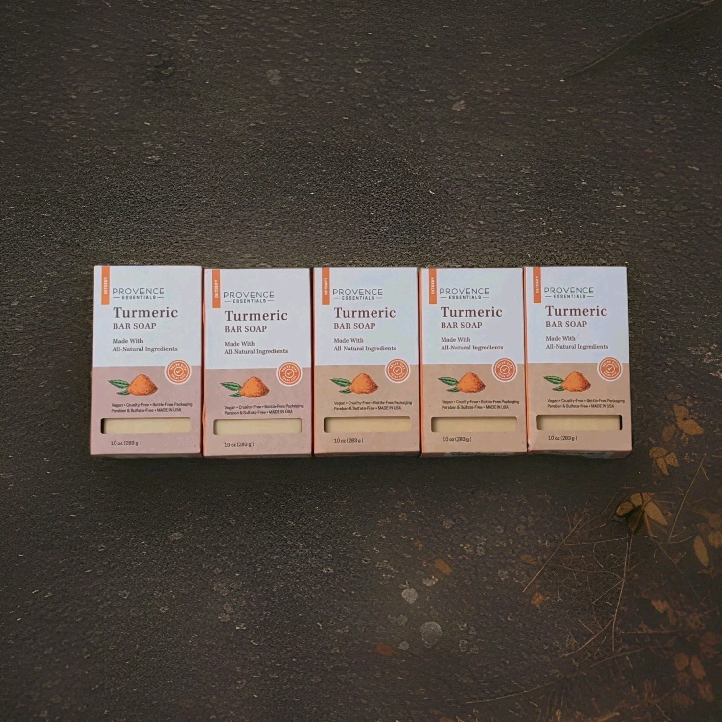 X5 Provence Essentials Turmeric Organic Olive Oil Brightening Bar Soap.