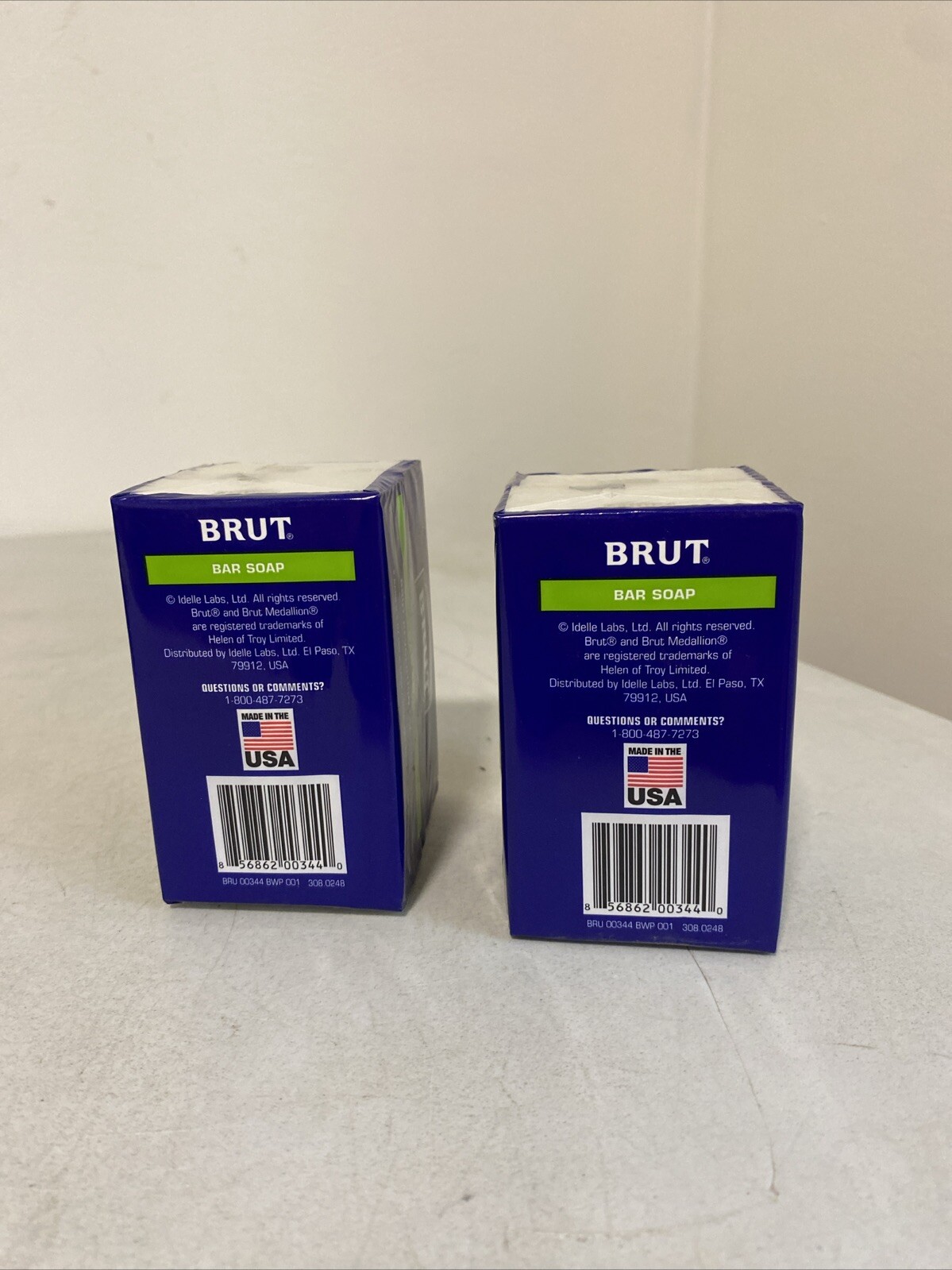 2 New BRUT REVOLUTION FRAGRANCE BIG BAR SOAP 2 Packs, 7oz Per Pack
