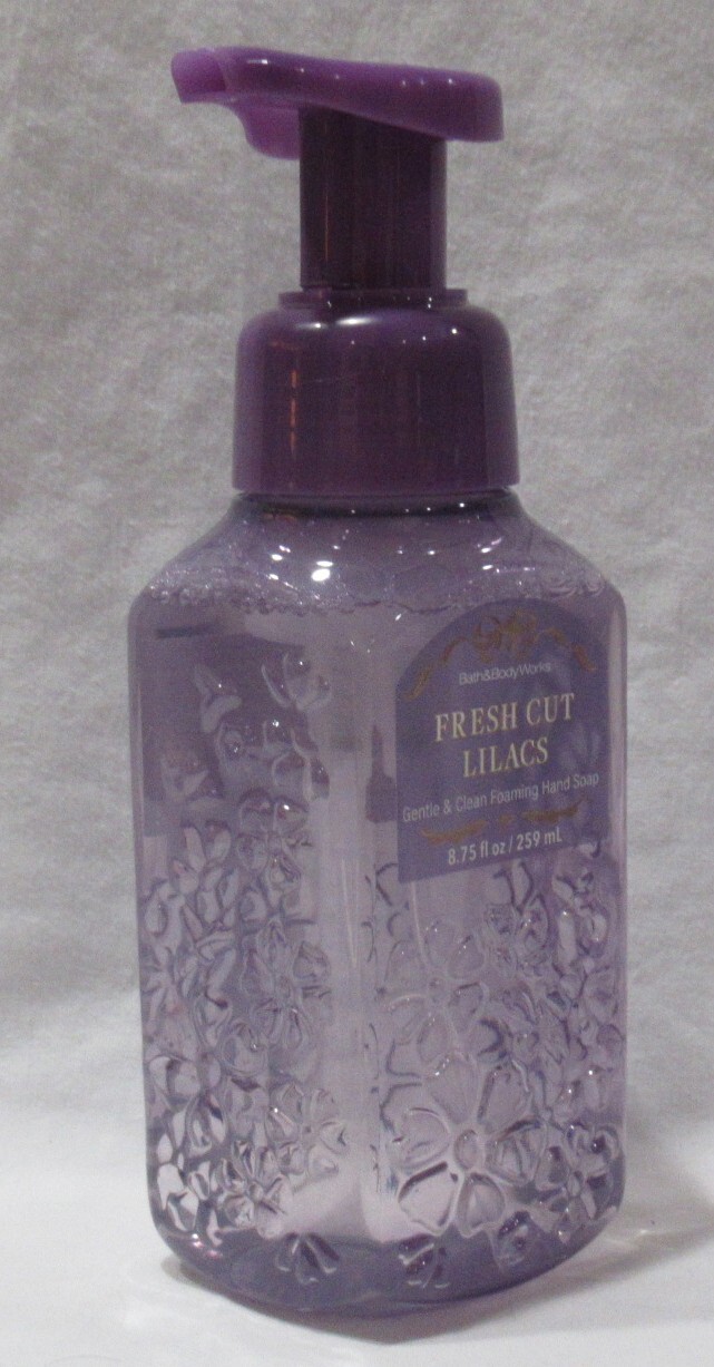 Bath & Body Works Gentle & Clean Foaming Hand Soap Lot Set 2 FRESH CUT LILACS