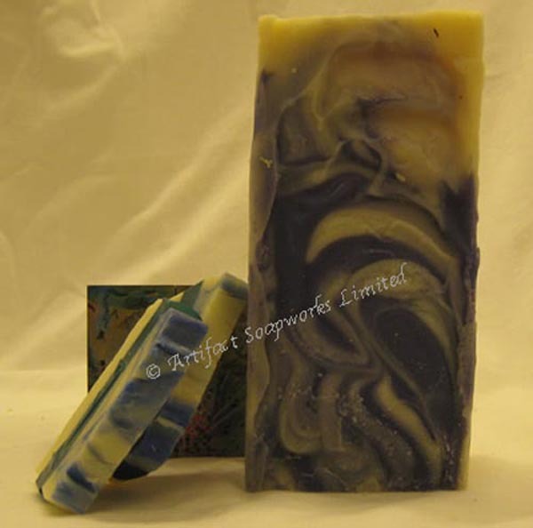 Handmade Soap Loaf – Blueberry Verbena Shea Butter Vegan Olive Oil