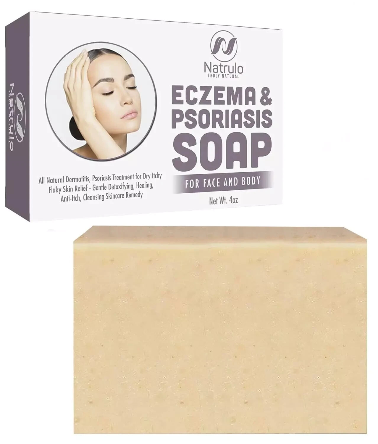 Eczema Soap Bar for Face and Body – All Natural Dermatitis, Psoriasis Treatment