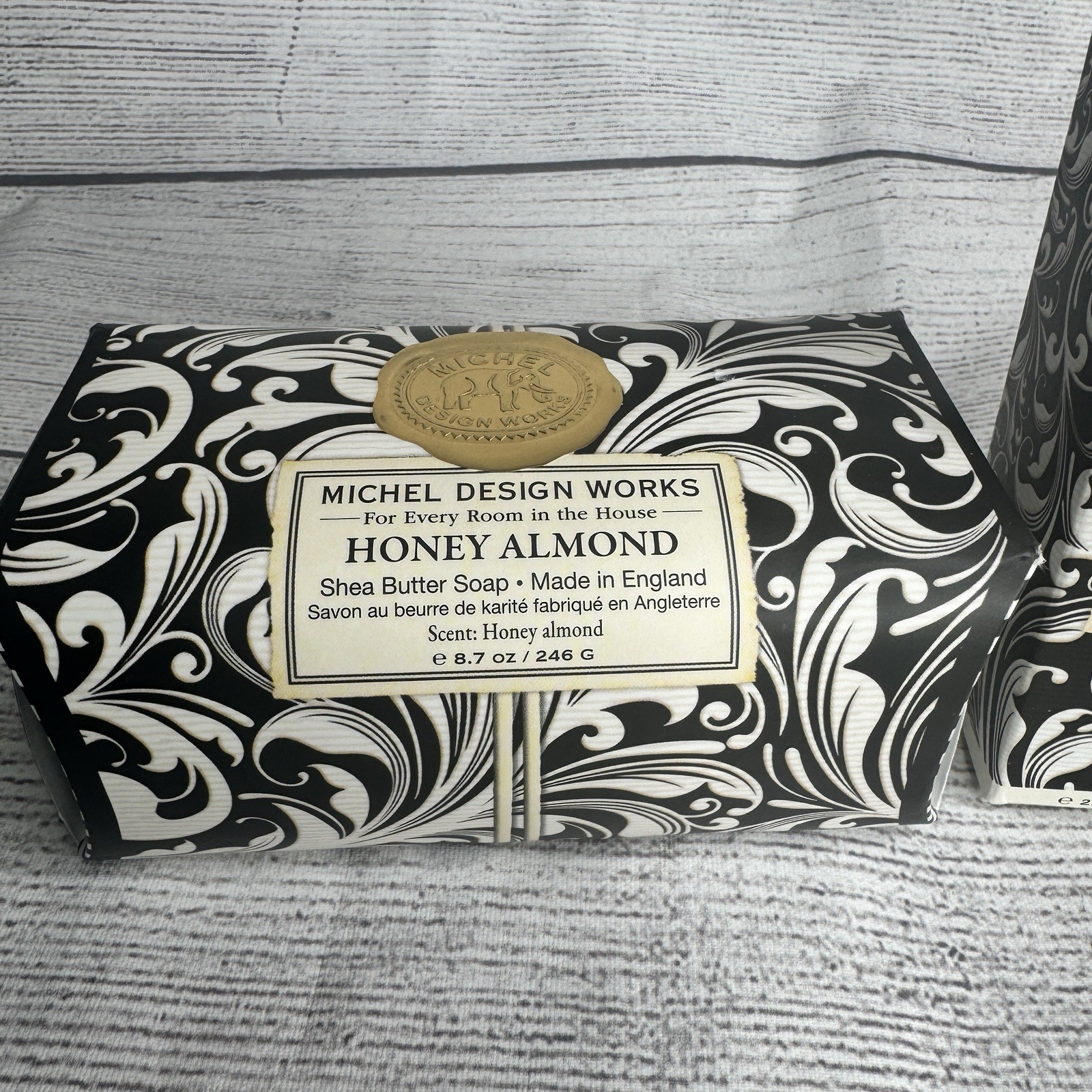 Michel Design Works Honey Almond Shea Butter Bar Soap And hand Cream New