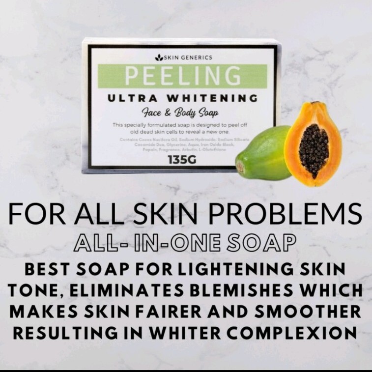 Skin Generics PEELING Ultra Whitening Face & Body Soap 135g