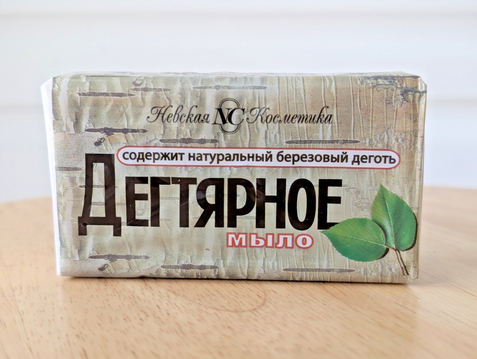 NC Birch Tar Bar Soap. Natural Antiseptic Birch Tar Soap. Дегтярное мыло 140g