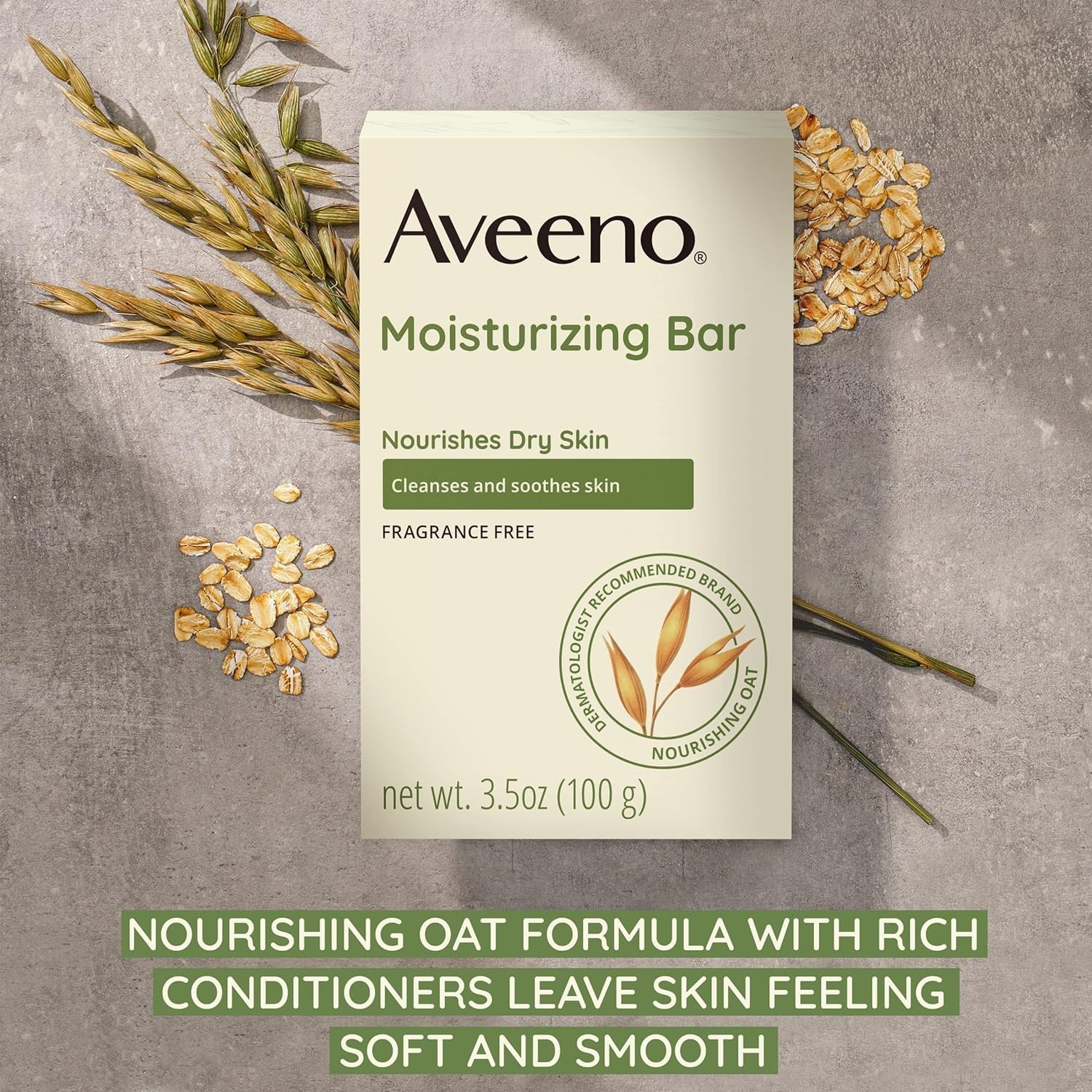 Naturals Moisturizing Bar for Dry Skin 3.5 oz Pack of 12 Unscented