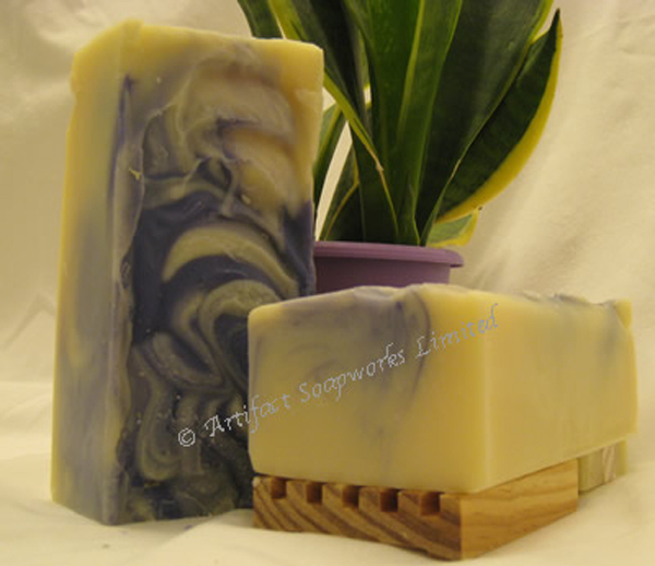 Handmade Soap Loaf – Blueberry Verbena Shea Butter Vegan Olive Oil