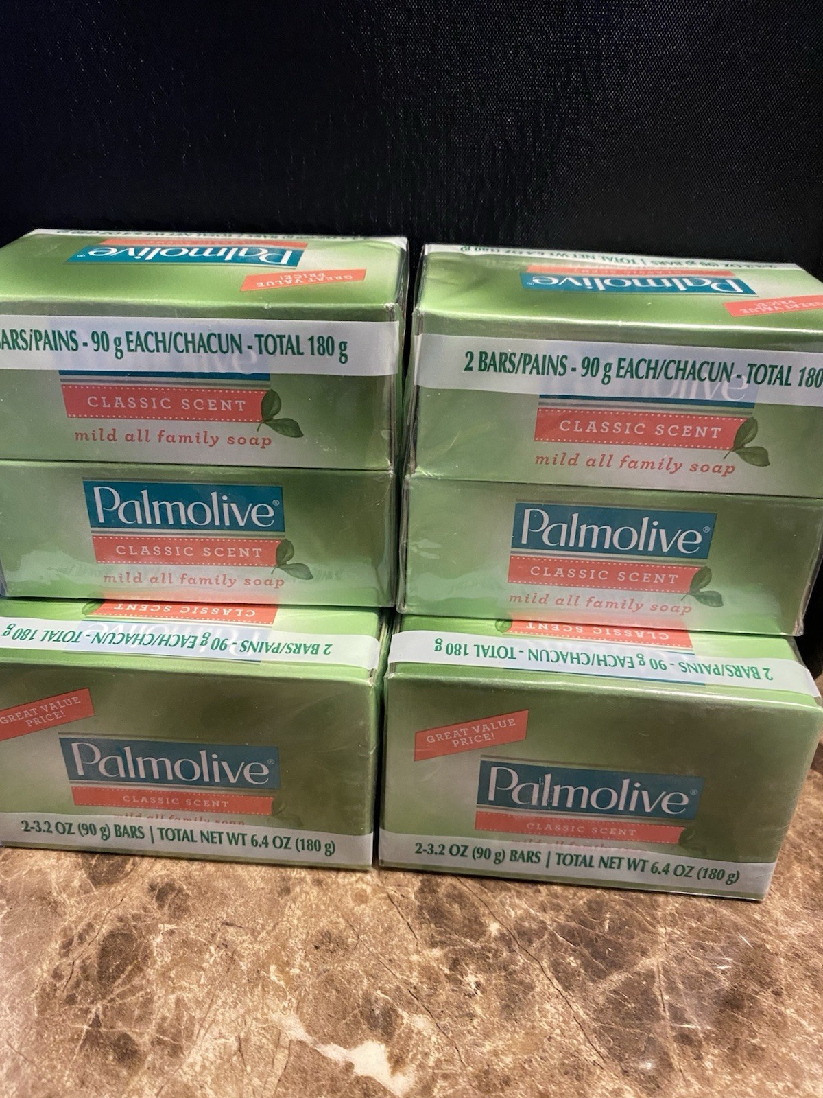 Palmolive Bar Soap 8 bars (4 twin Packs) Classic Scent 3.2 Oz Each