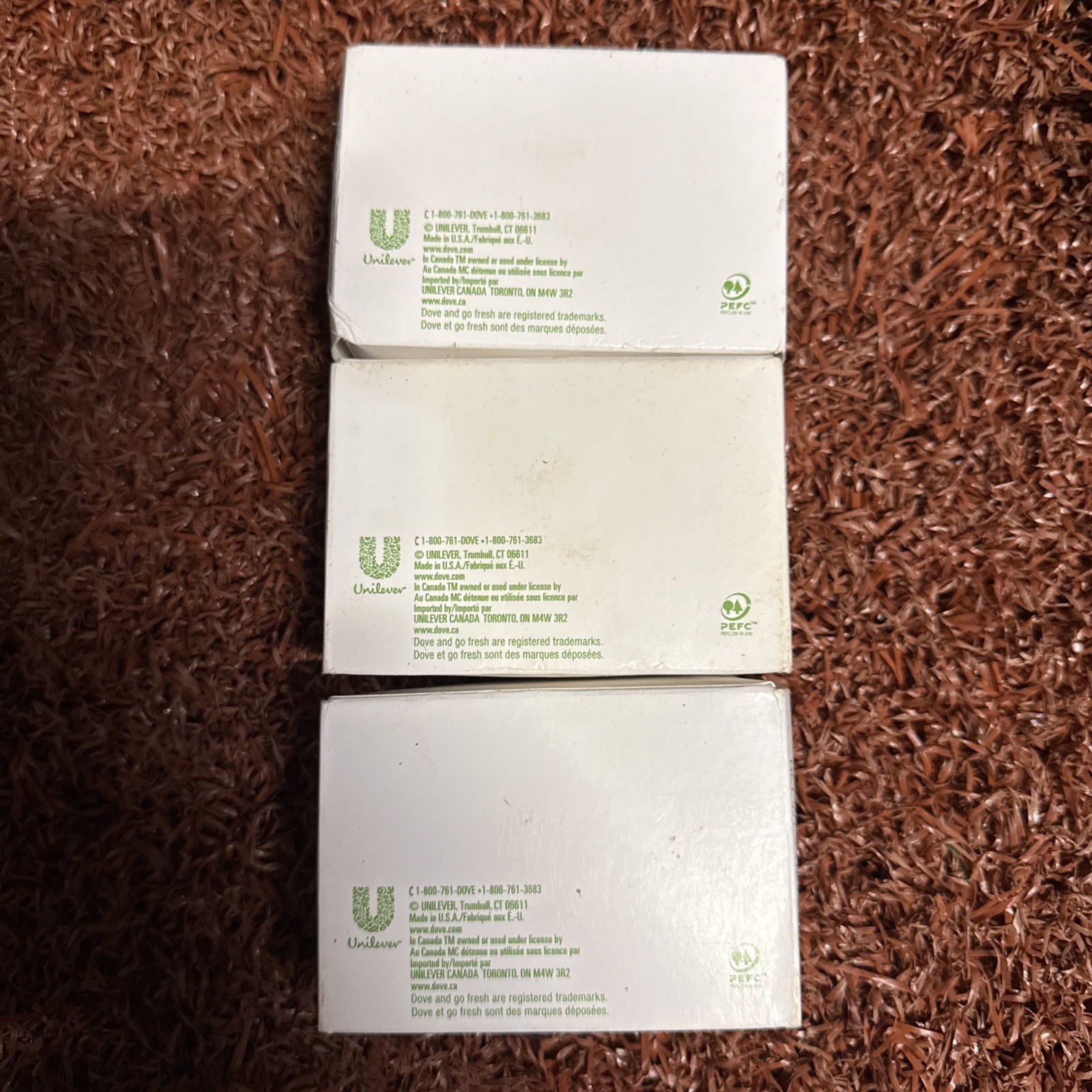 Dove Go Fresh Beauty Bar Cool Moisture Cucumber and Green Tea 3 Sealed 4oz Bars