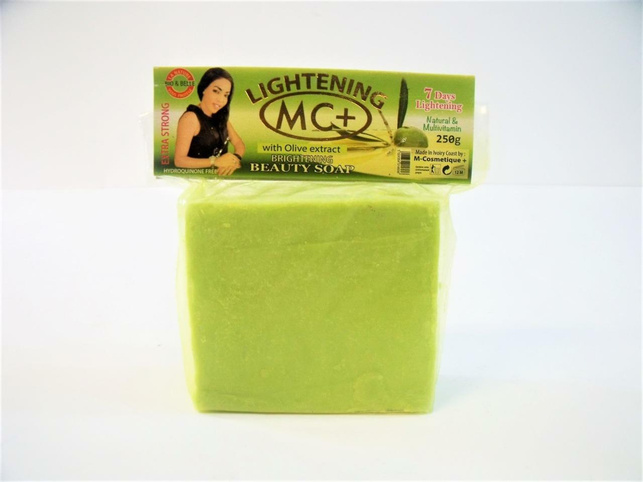 MC+ Brightening Beauty Soap Bar w/ Olive Extract 7-Days Lightening Natural 250g