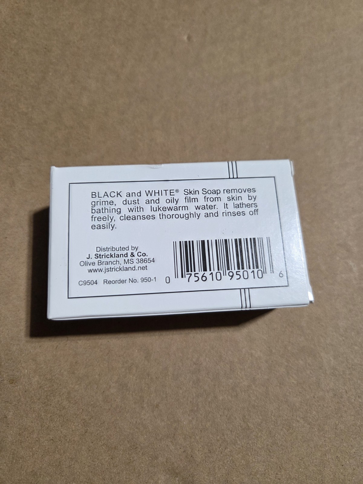 Black and White Skin Soap 3.5 oz