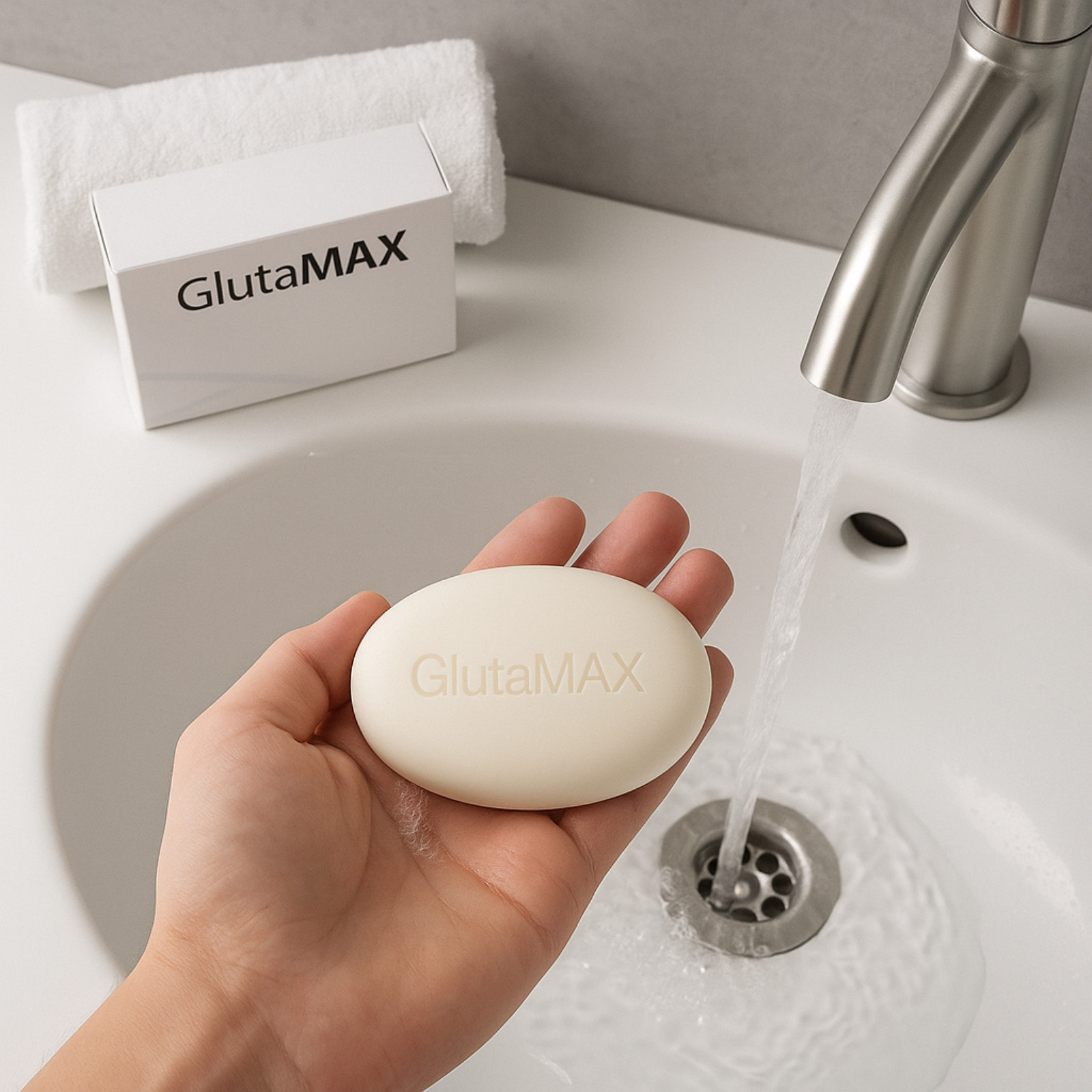 GlutaMAX Lightening Soap with Glutathione – 135gm – Great for all skin types!