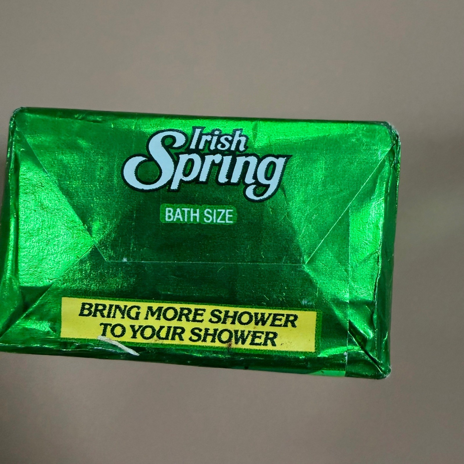 Vintage Irish Spring Deodorant Soap Bar 5oz Original Formula No Flaxseed Linseed