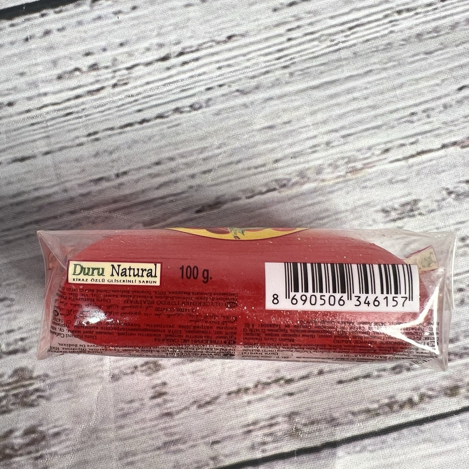 Duru Natural Glycerine Soap Cherry Extract Vintage Bar Soap 100g