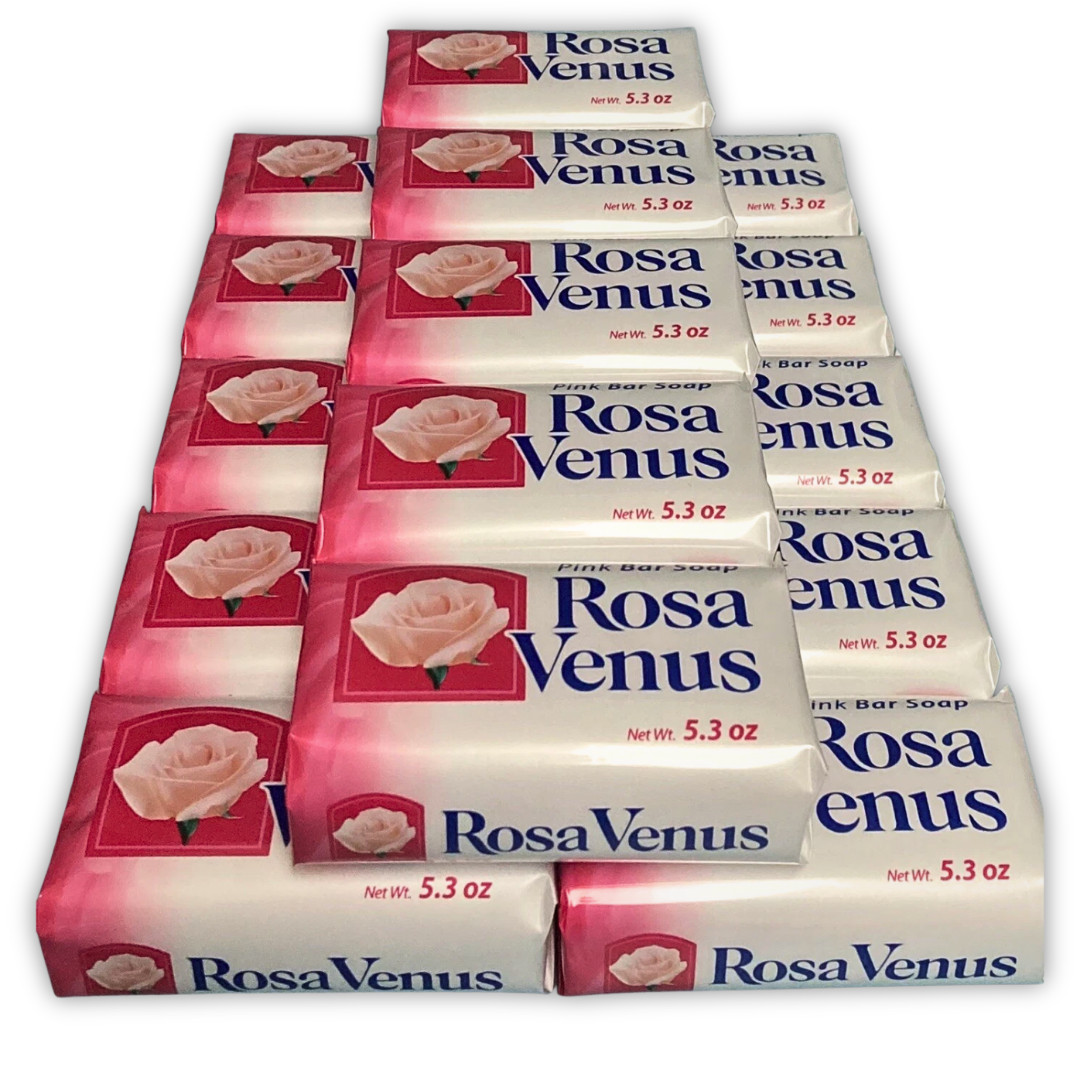 Pink Soap Rosa Venus, 5.3 oz (15 Total Bars)