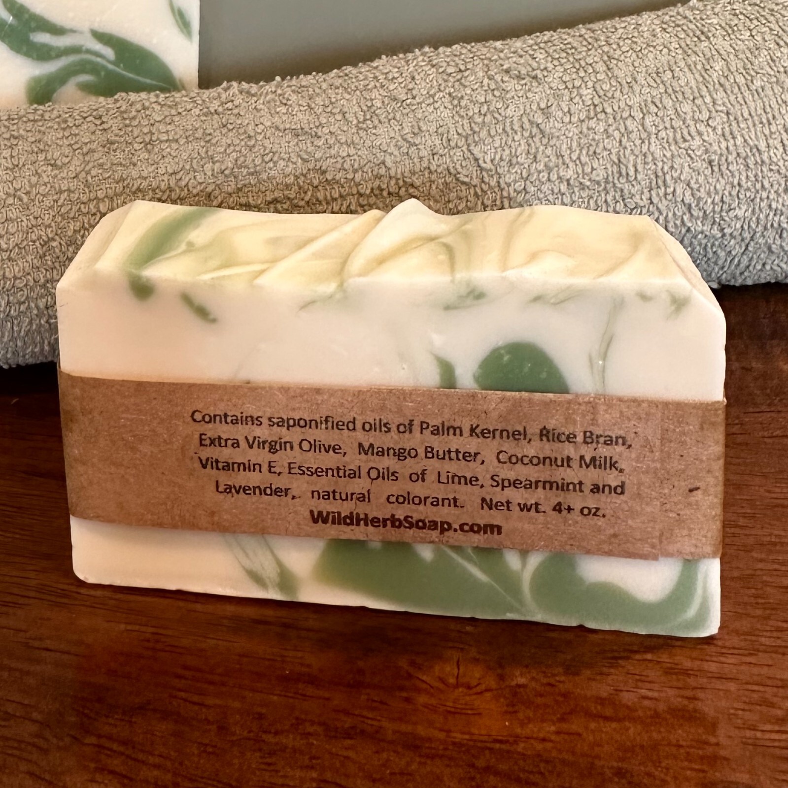 MOJITO NATURAL ORGANIC SOAP BAR | Enriched with Coconut Milk | Made in USA