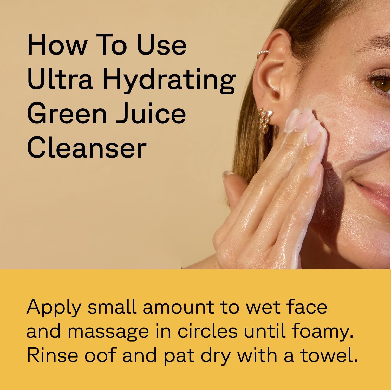 2x Acure Ultra Hydrating Green Juice Face Cleanser – Superfood Cleanser, Green F
