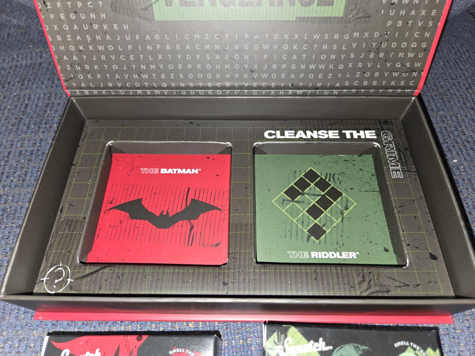 THE BATMAN X Dr. Squatch Limited Edition Collector’s Box and Set of 2 Briccs