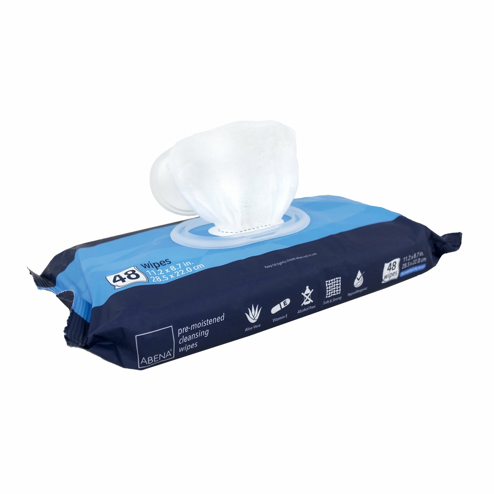 Abena Personal Cleansing Wipe 8-7/10 X 11-1/5 Inch 3775 12 Pack 576 Wipes