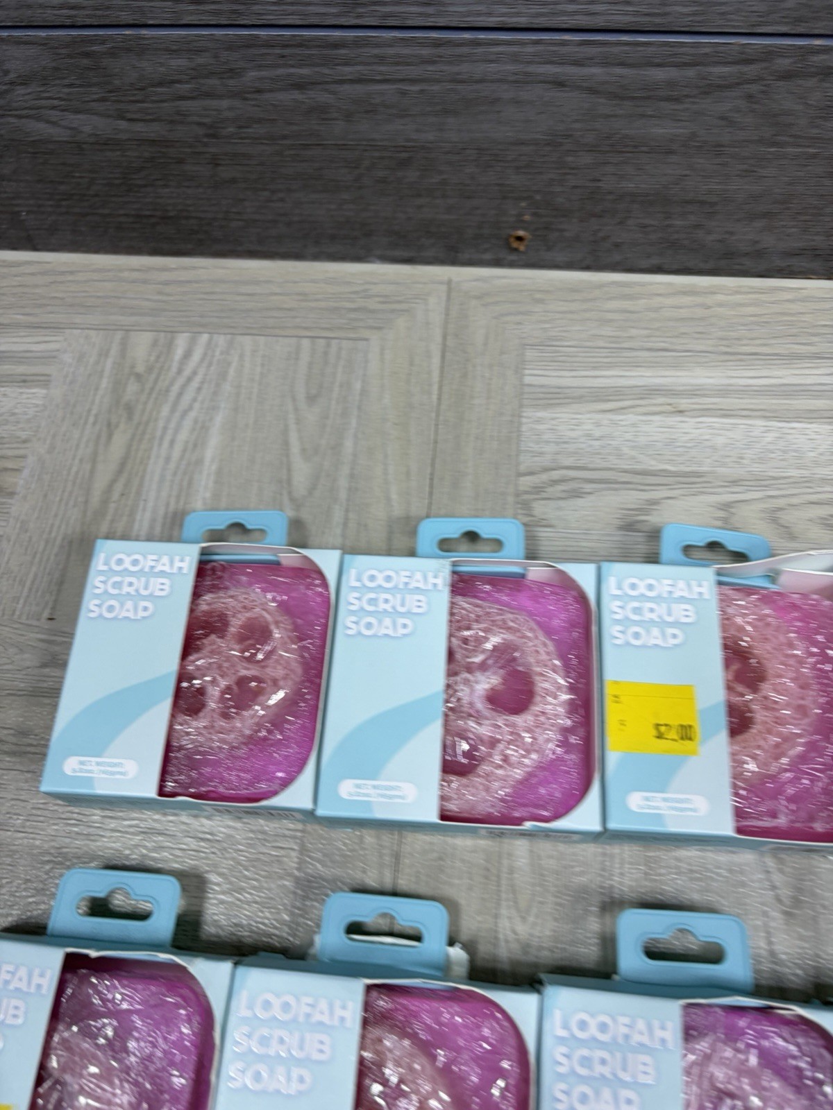 Lot of 28 five below loofah soap scrub 5.82 oz each pink purple new