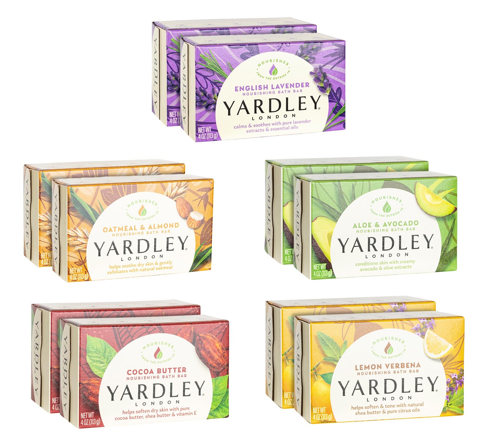 Yardley London Soap Bath Bar Bundle – 42.5 Ounce (Pack of 1), Multi-Colored