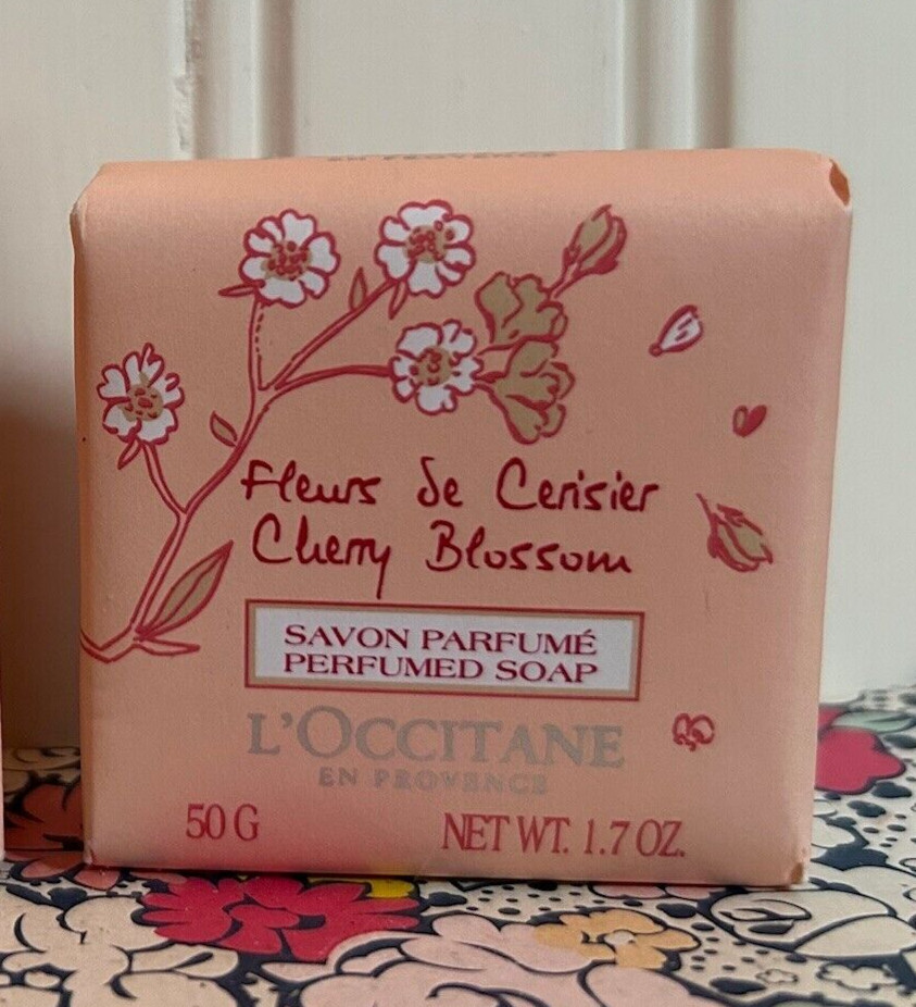 LOCCITANE CHERRY BLOSSOM PERFUMED BAR BATH SOAP 1.7 oz L’Occitane