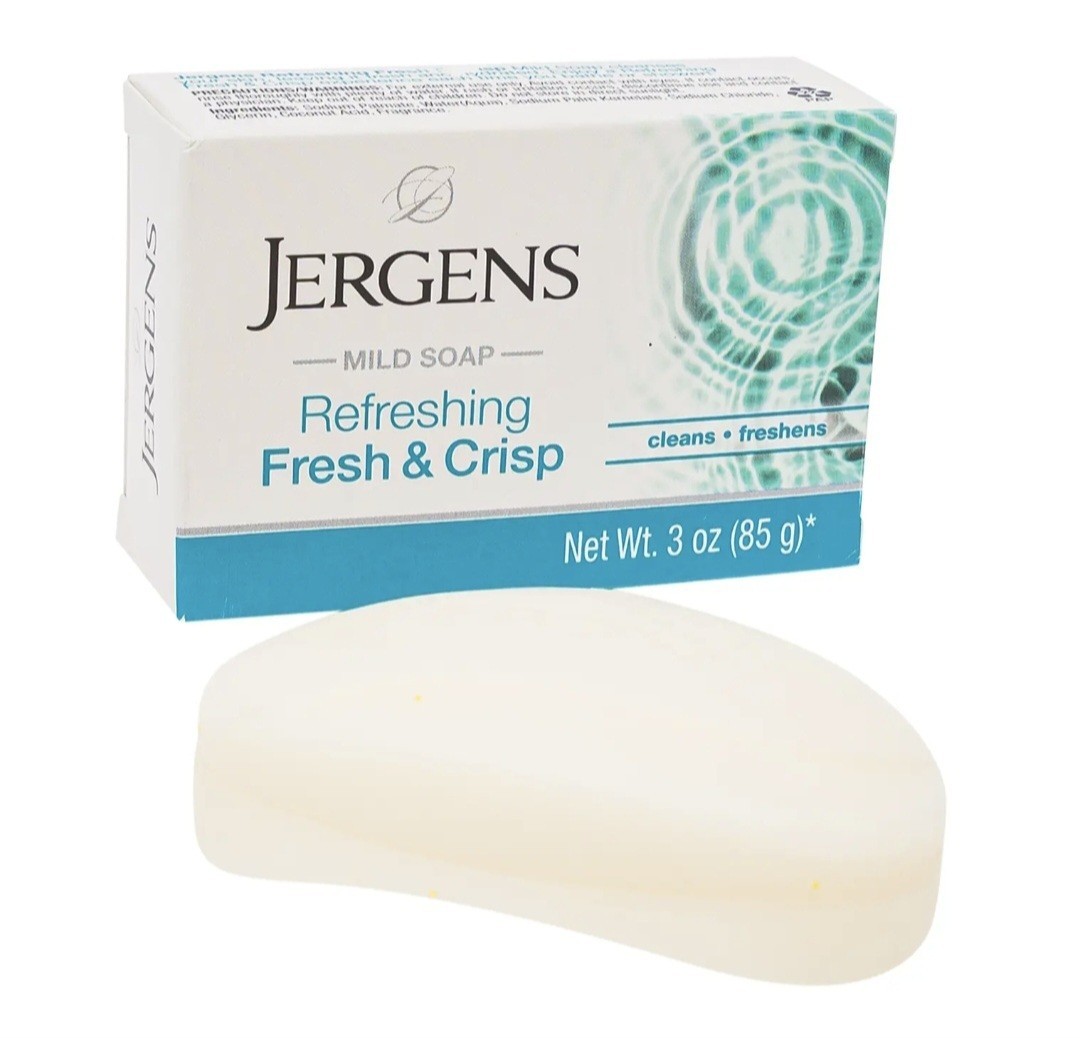 🩵 JERGENS 🩵 (4-BARS) 3 Oz 🩵🫧 ●FRESH & CRISP● 🩵🫧 ≈REFRESHING≈ Mild Soap 🫧.
